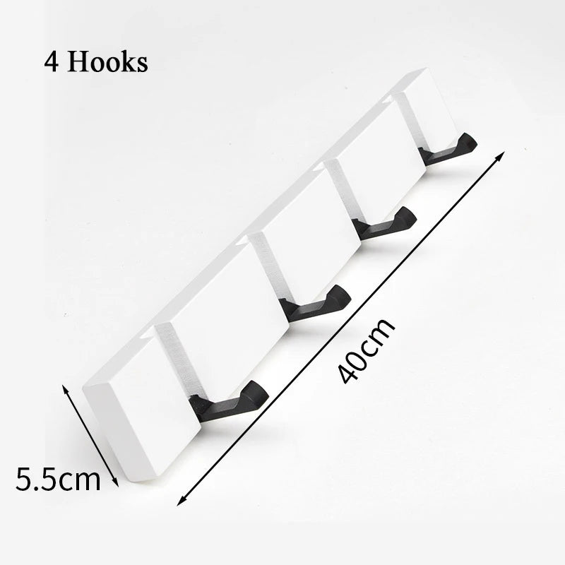 Wall Hanging Bamboo Key Hanger Holder Wall Organizer Rectangle Key Rack Hooks Coat Hooks Home Decoration Coat Hanger