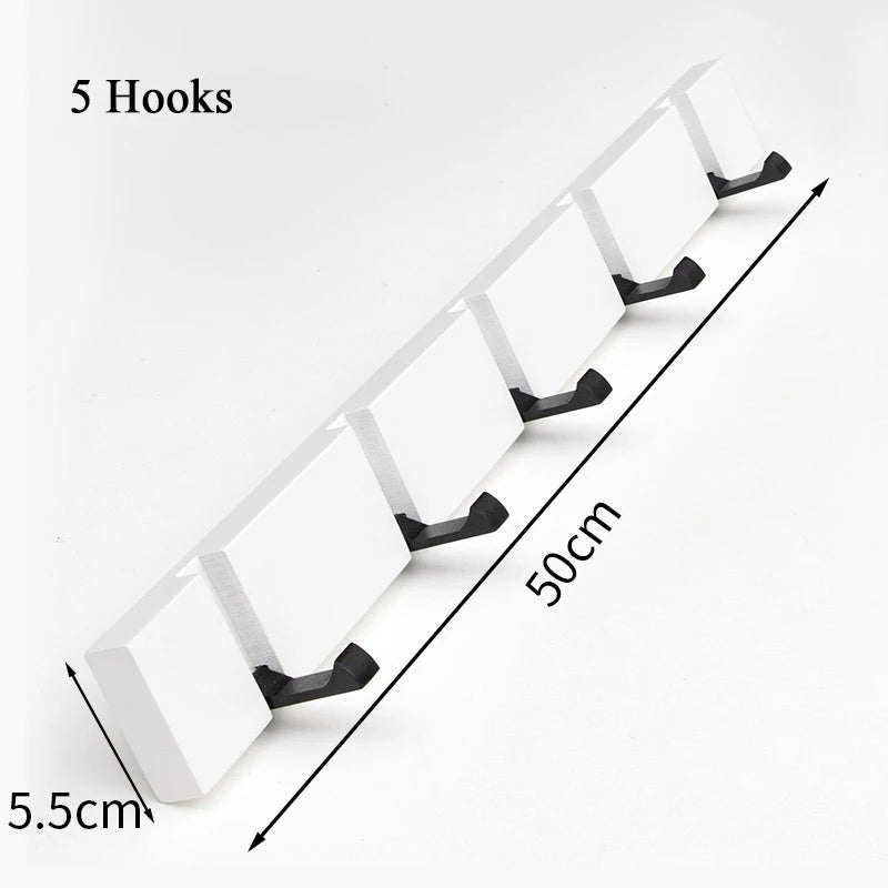 Wall Hanging Bamboo Key Hanger Holder Wall Organizer Rectangle Key Rack Hooks Coat Hooks Home Decoration Coat Hanger